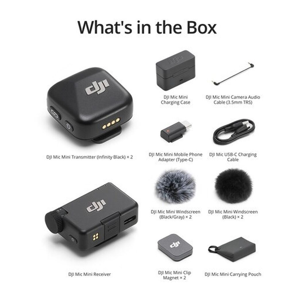 Беспроводной микрофон DJI Mic Mini 2 person DJI mic mini это: фото 2
