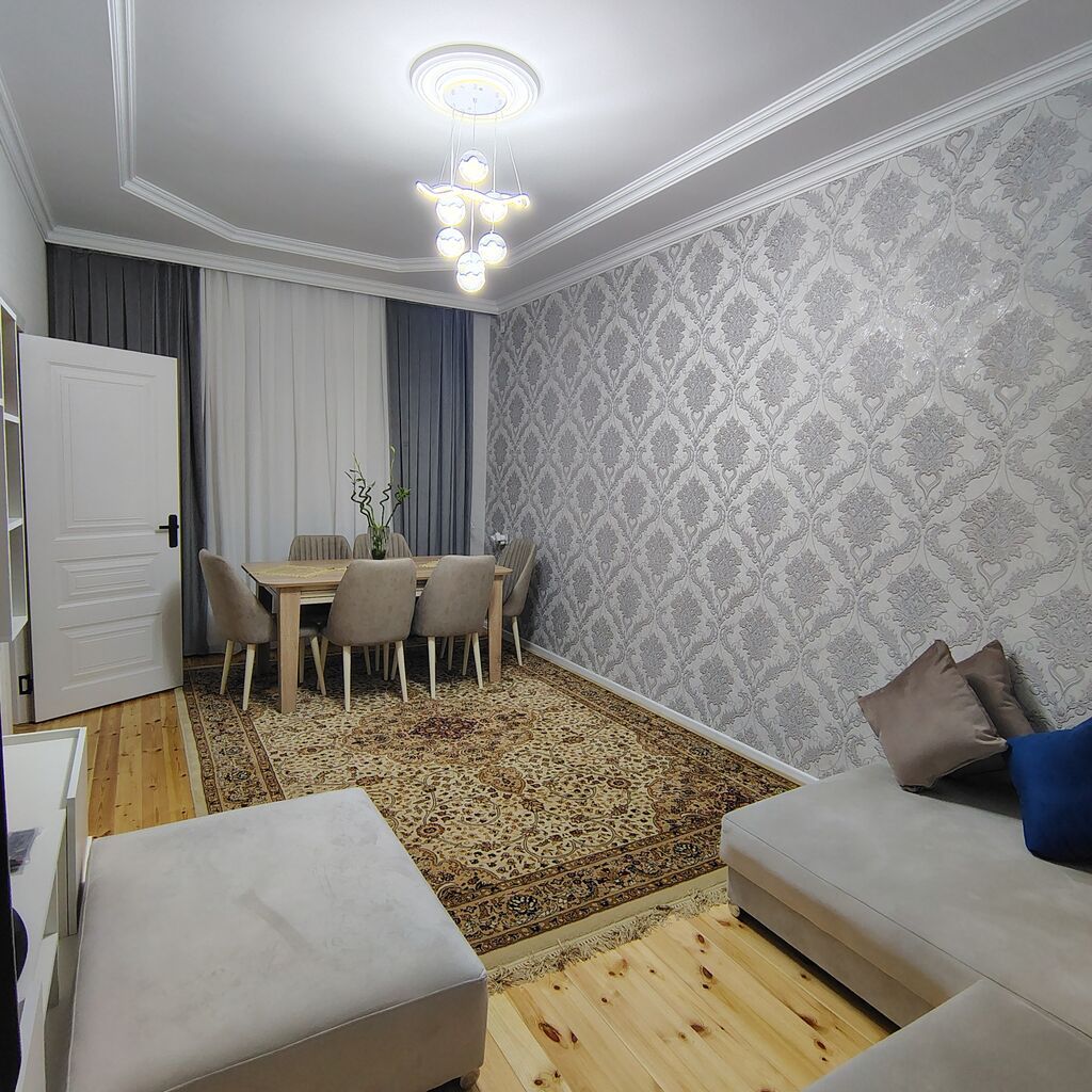 3 otaqlı, 63 kv. m, Kredit yoxdur, Yeni təmirli