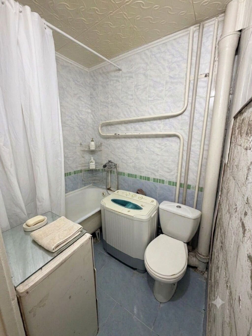 1 комната, 31 м², 8 мкр 104 серия, 4 этаж, Старый ремонт: фото 2
