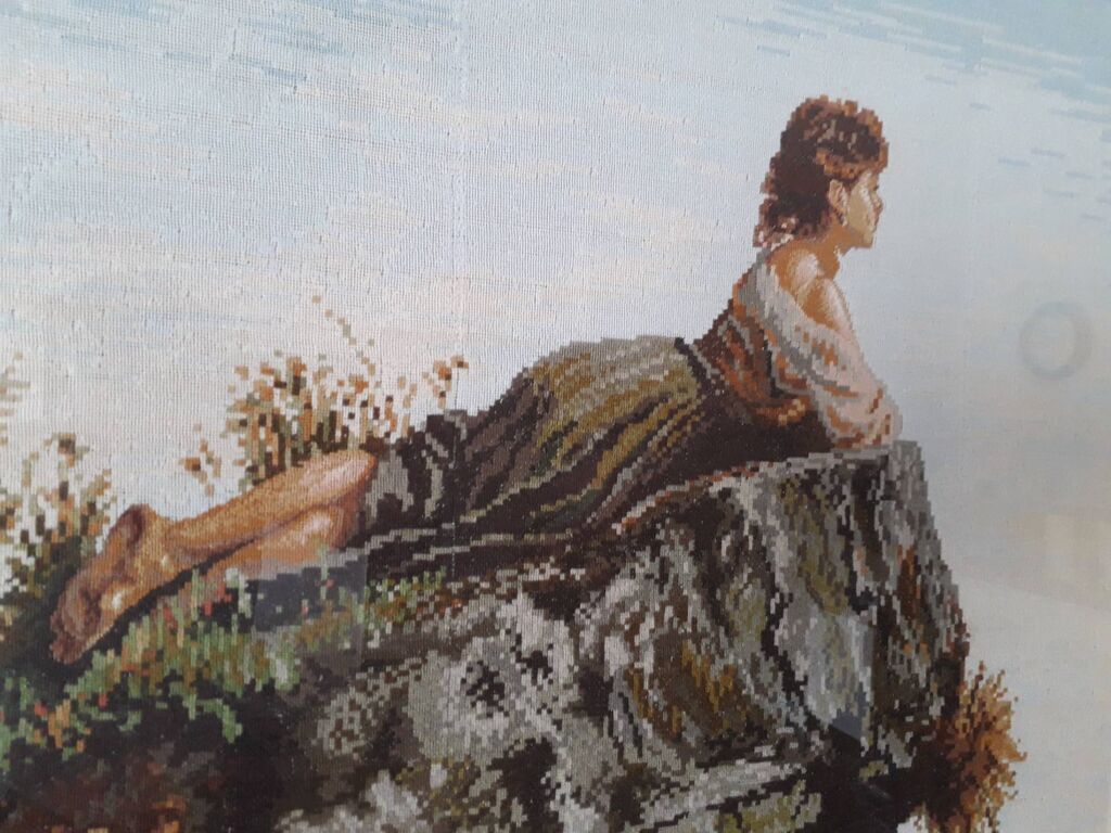 Gobleni: Goblen, Upotrebljenо, 59 x 74 cm