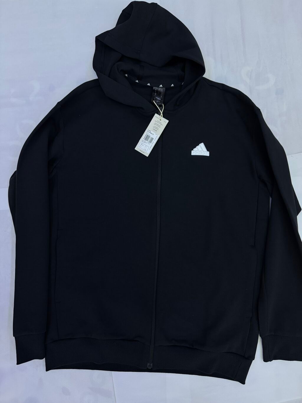 Мужская толстовка, L, Adidas, Новый, цвет - Черный, Самовывоз: фото 2