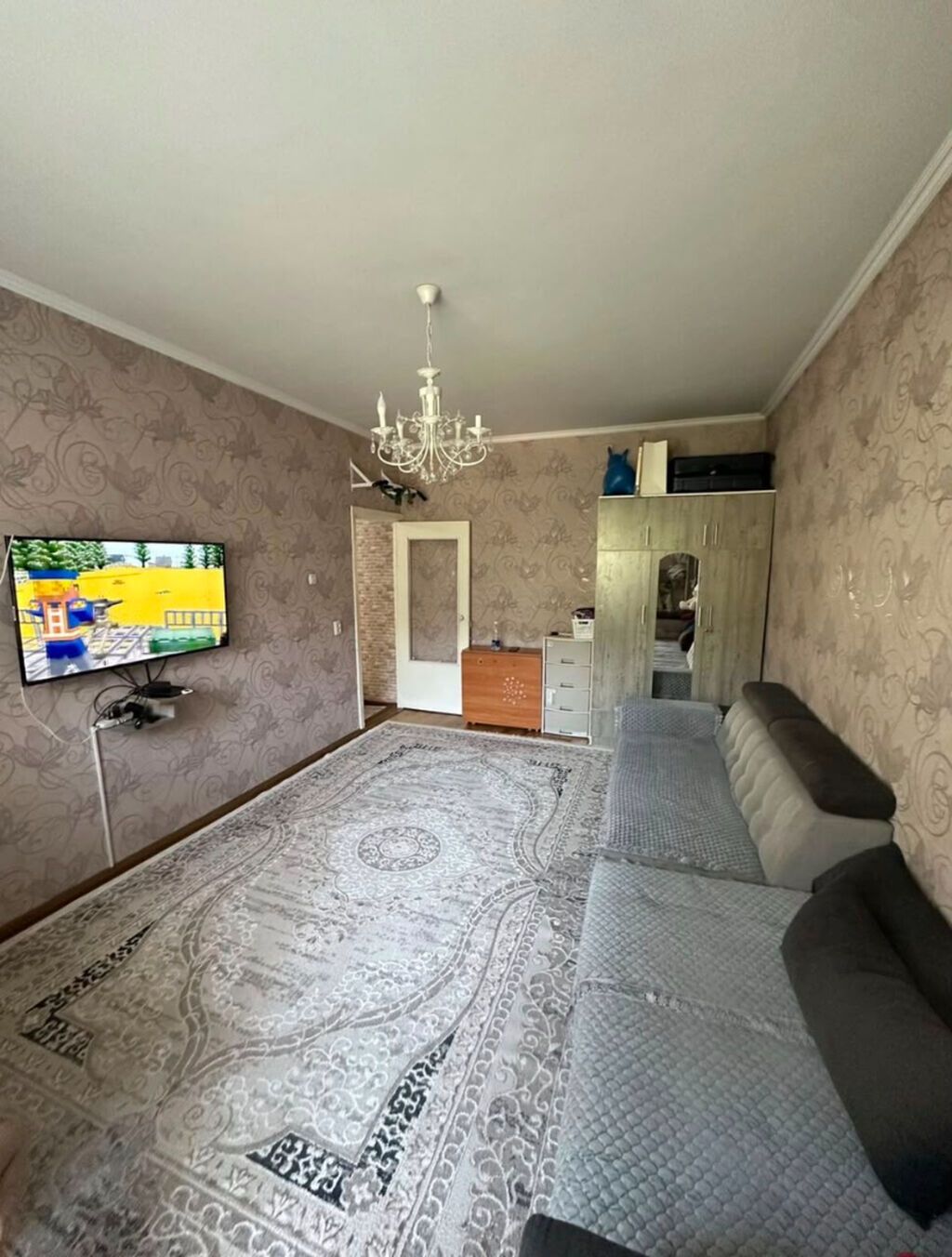 1 комната, 34 м², Аламедин-1 мкр 105 серия, 2 этаж, Евроремонт: фото 6