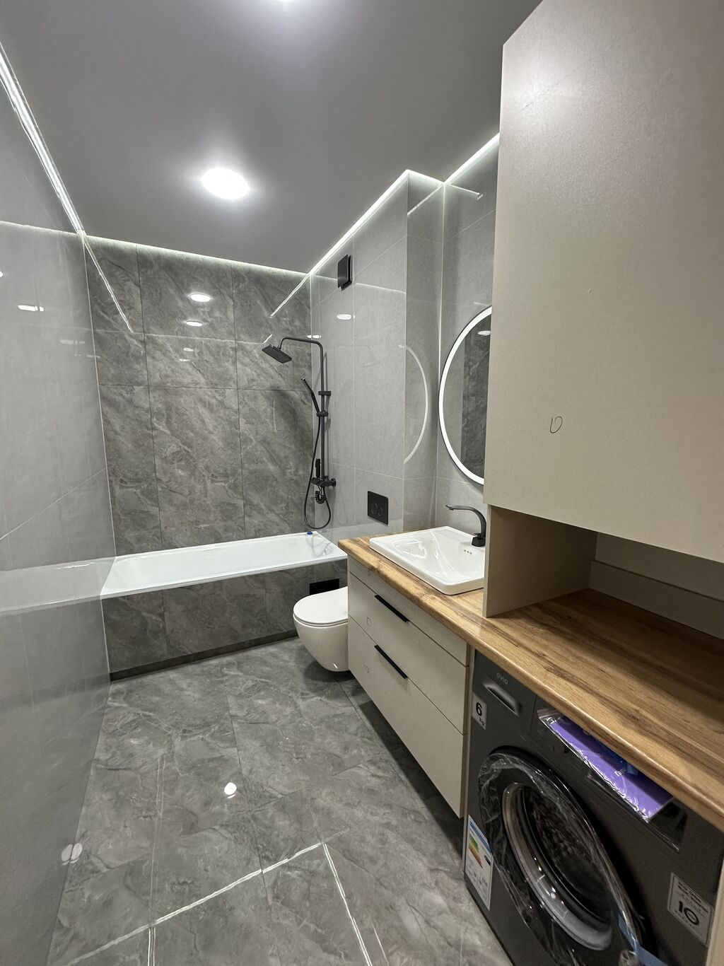 2 комнаты, 66 м², Кок-Жар мкр Элитка, 12 этаж, Дизайнерский ремонт: фото 4