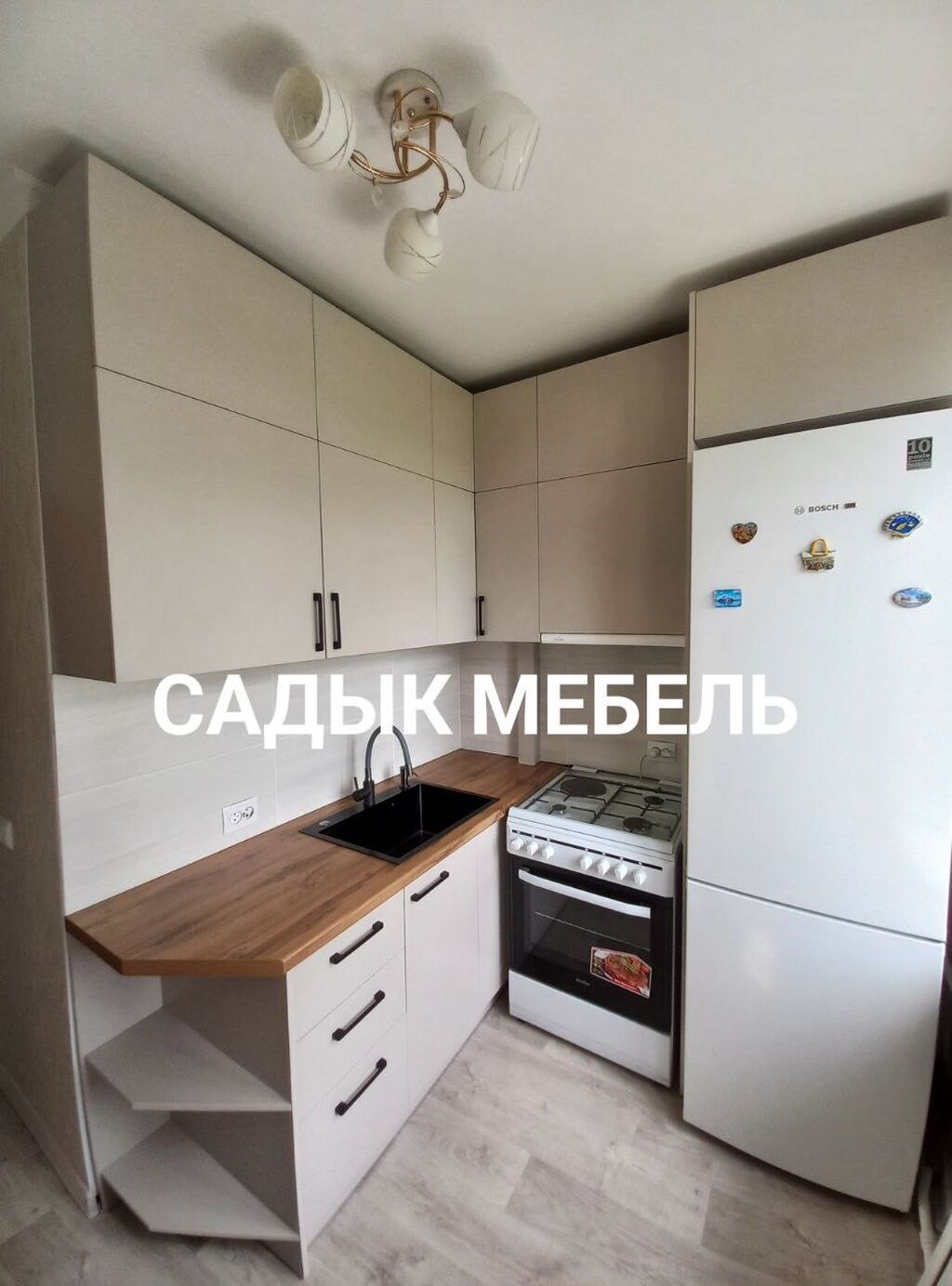 Кухонный набор на заказ, ЛДСП, До 7 дней, Бесплатная доставка, Дизайн, проект, Установка, сборка, Гарантия: фото 4