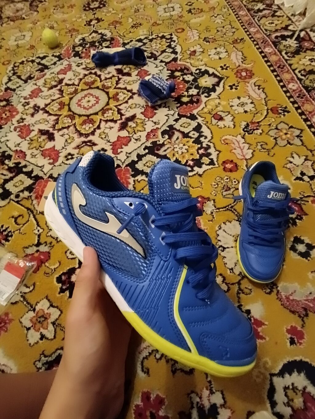 Мужские кроссовки, 39, Joma, Б/у, цвет - Синий, Платная доставка: фото 3
