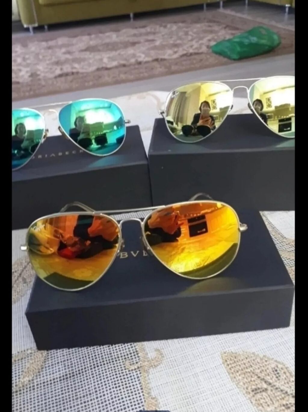 Солнцезащитные очки очки, Carrera, Женские, Авиатор, Линзы антибликовые, Линзы поляризованные, Линзы фотохромные, Б/у: фото 4