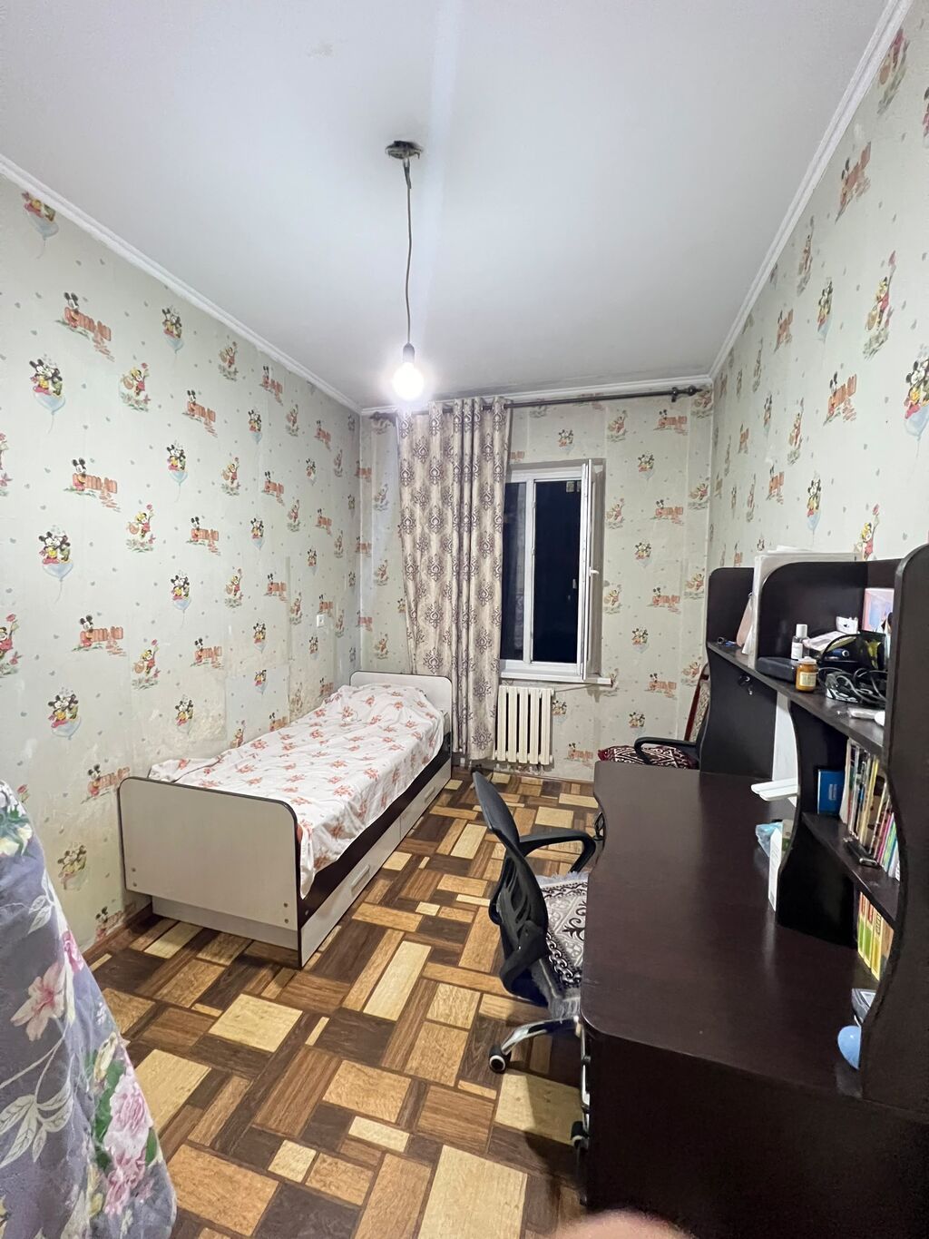 3 комнаты, 65 м², Джал мкр (в т.ч. Верхний, Нижний, Средний) 105 серия, 2 этаж, Косметический ремонт: фото 3
