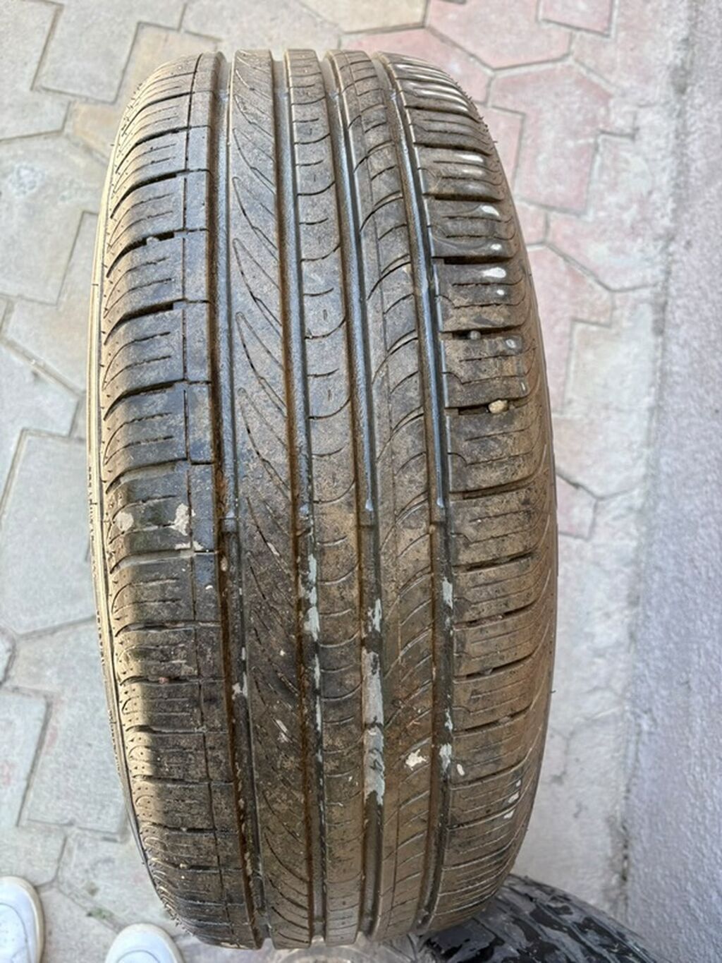Литой диск с шиной Roadstone На Лексус размер 235/55/R18 — фото 3