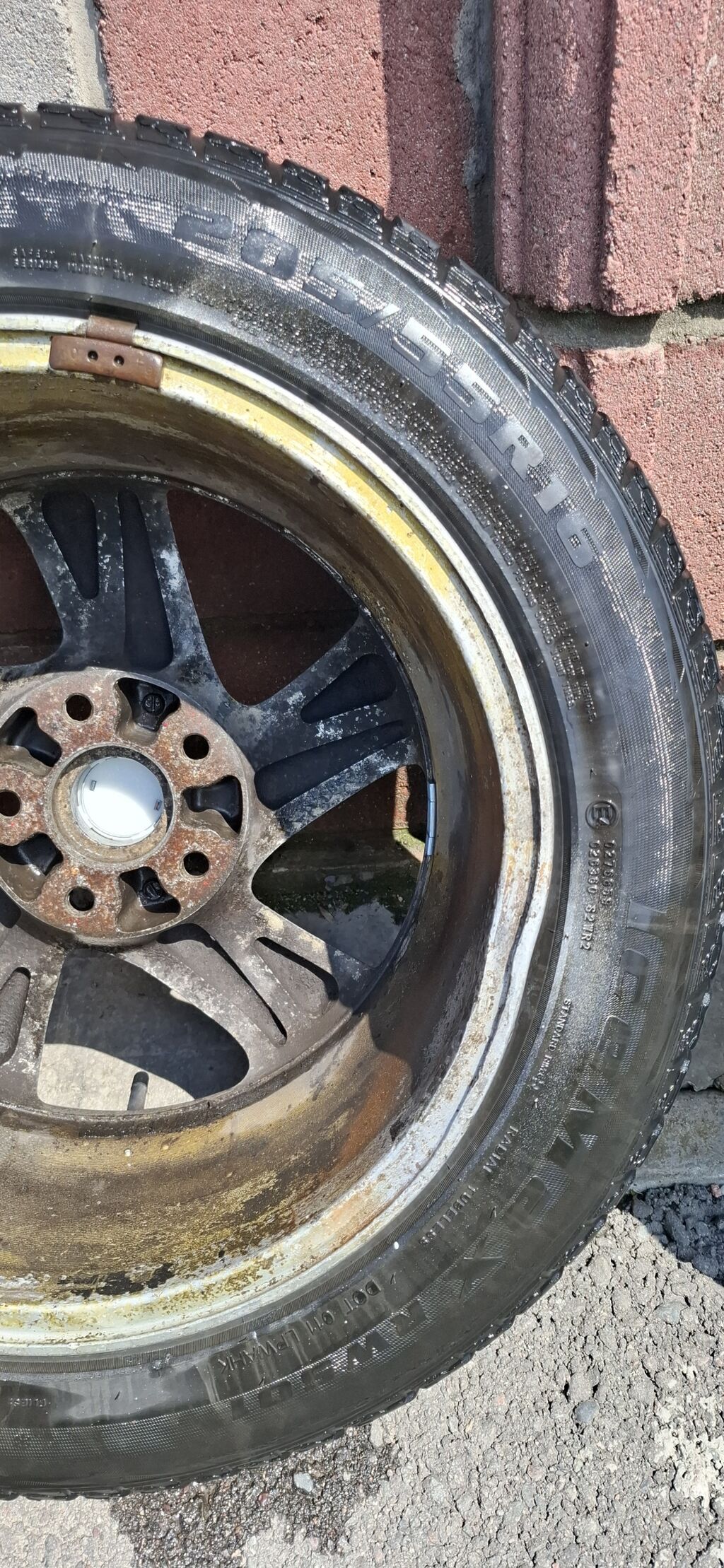 Колеса в сборе 205 / 55 / R 16, Зима, Б/у, Комплект, Легковые, Литые, отверстий - 5: фото 4