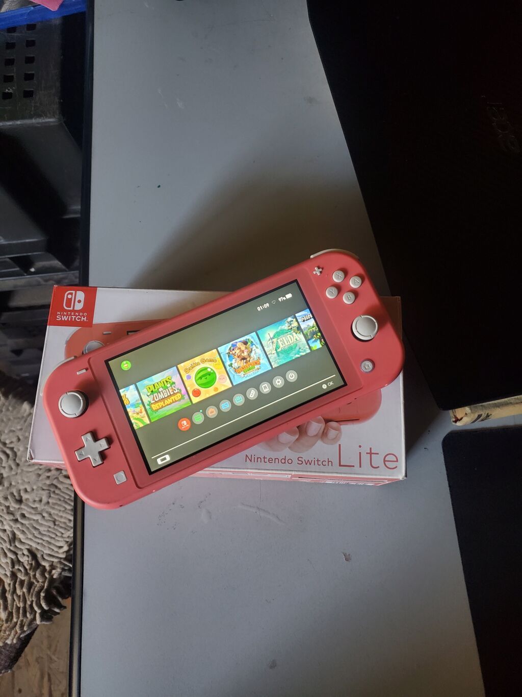 Nintendo Switch lite чипованная (прошитая) встроенная память 32гб+32гб: фото 3