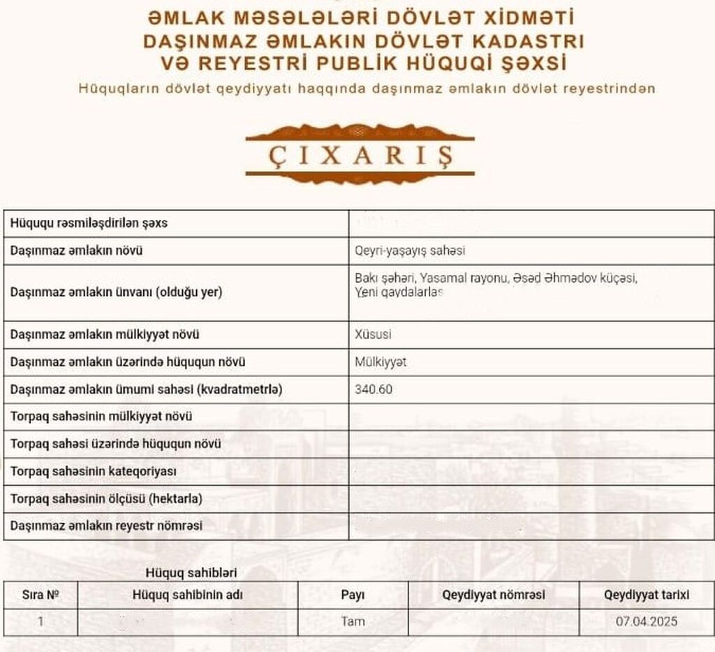 Obyekt, satılır, Bakı — 3