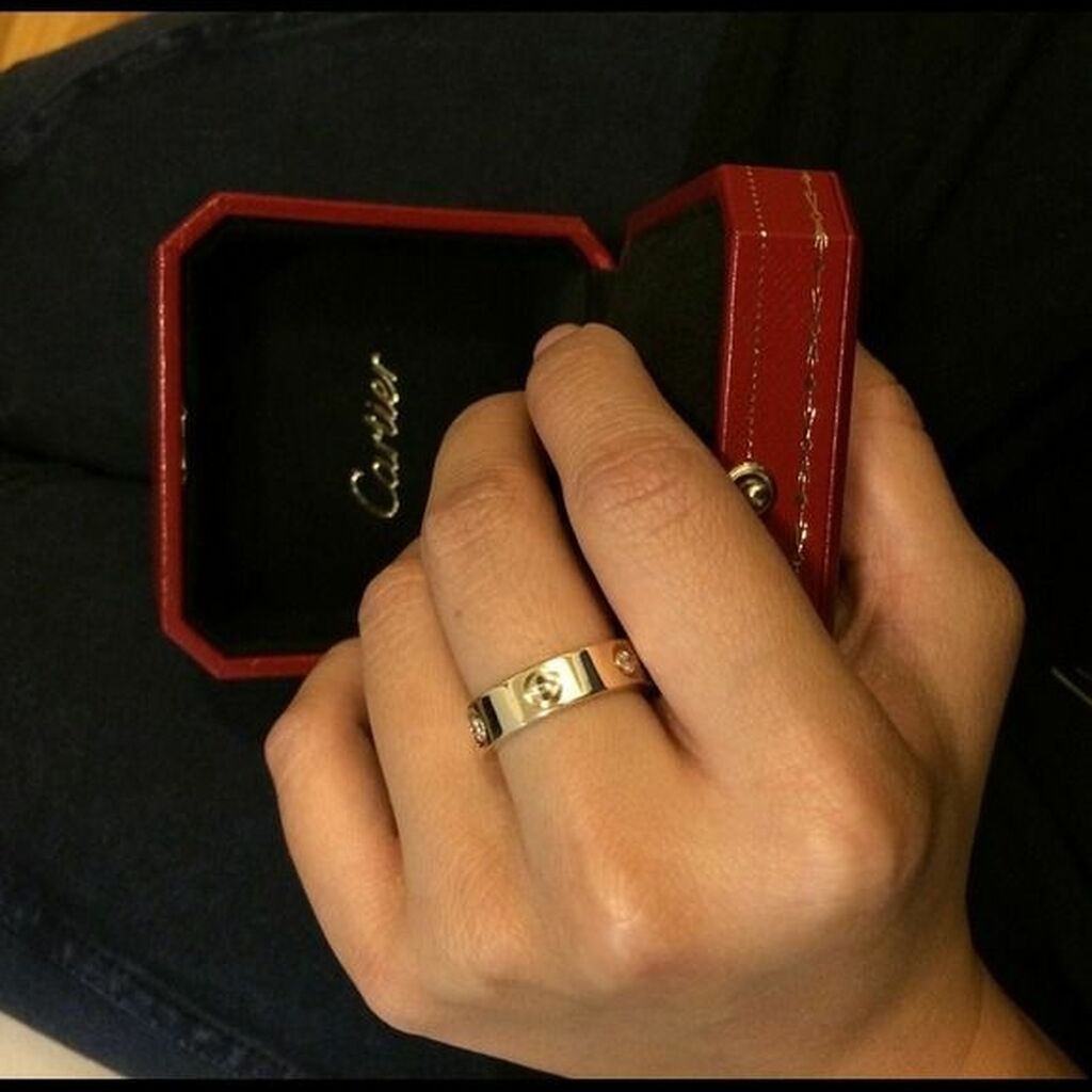 Cartier Love Ring 3 Diamonds