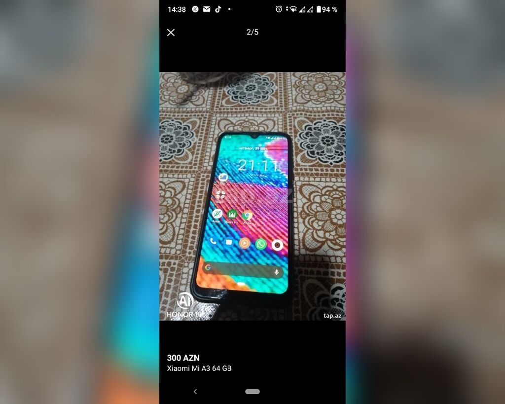 xiaomi mi a3 64yatdas 4 ram snapdragon 665 48 8 2 m esas kamera on