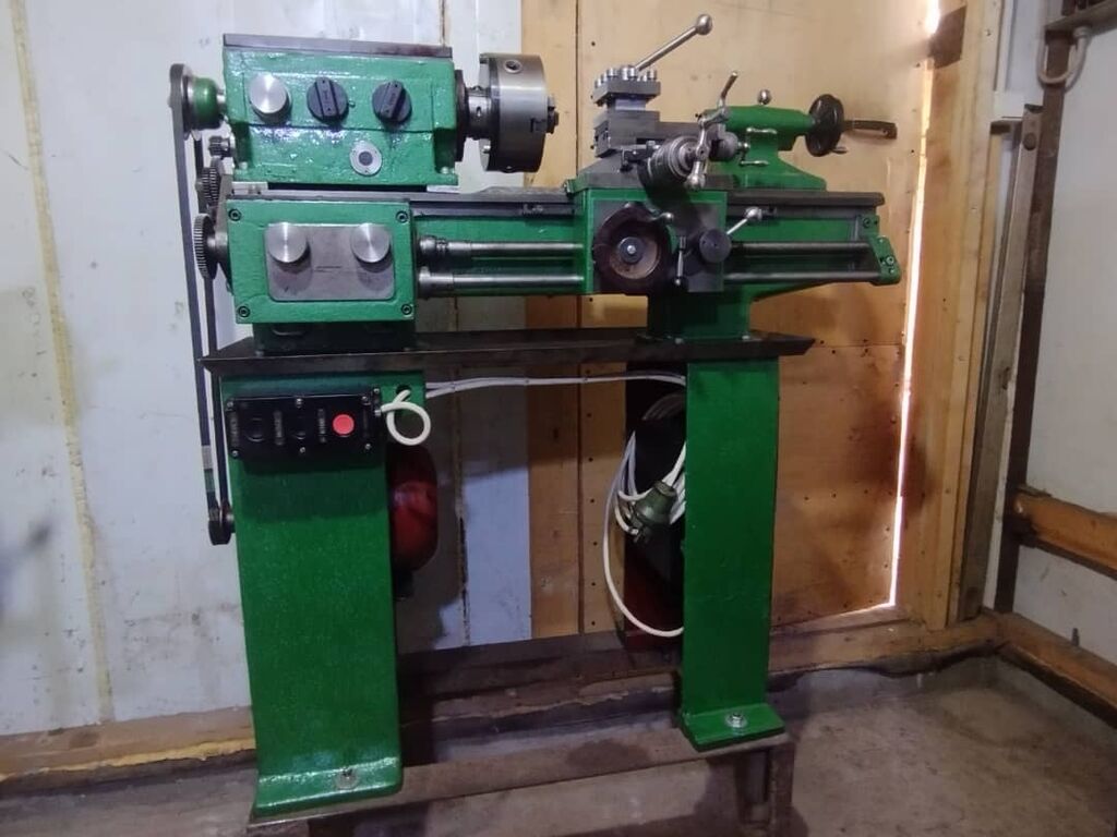 Токарный станок тв4. Патрон на 160, | 135000 KGS | Токарные станки ...