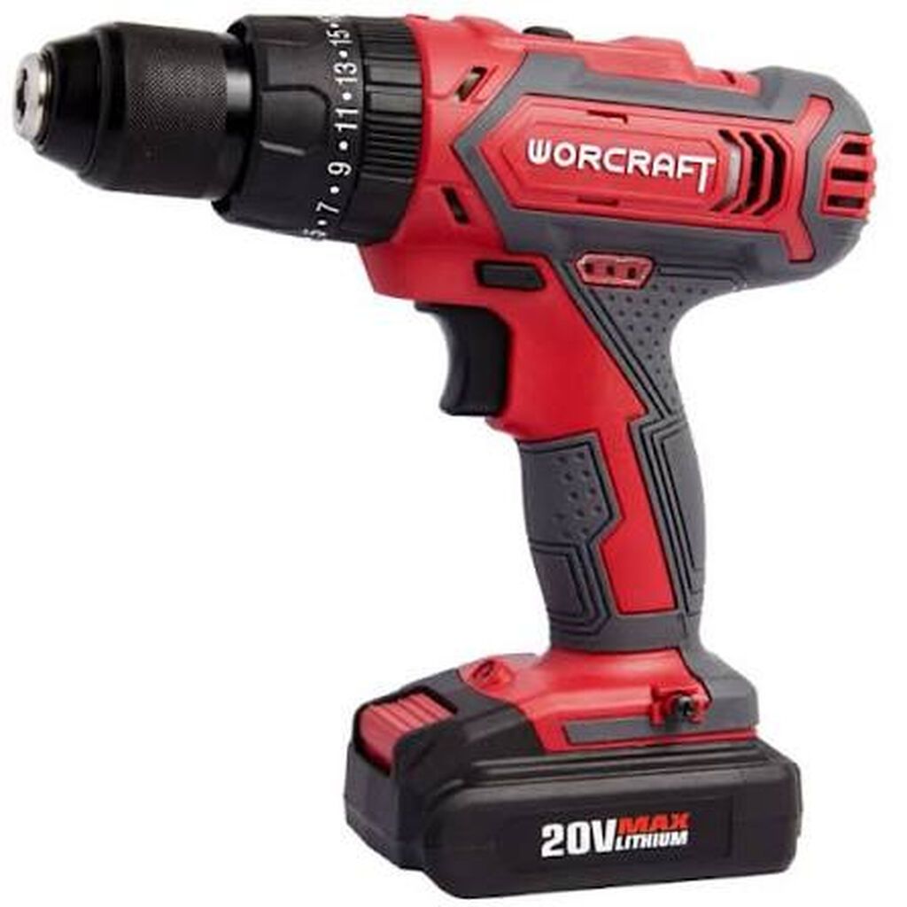 Аккумуляторная дрель-шуруповерт WORCRAFT 20V MAX Lithium - Питание: фото 2