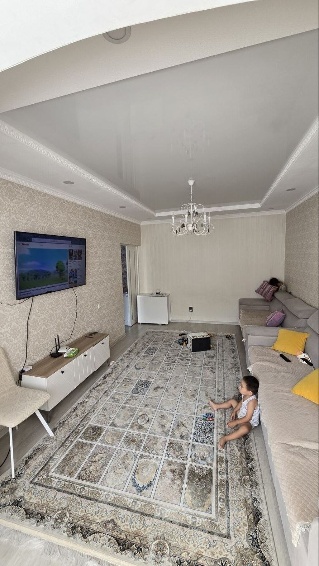 2 комнаты, 56 м², Кок-Жар ж/м 106 серия, 3 этаж, Евроремонт: фото 3