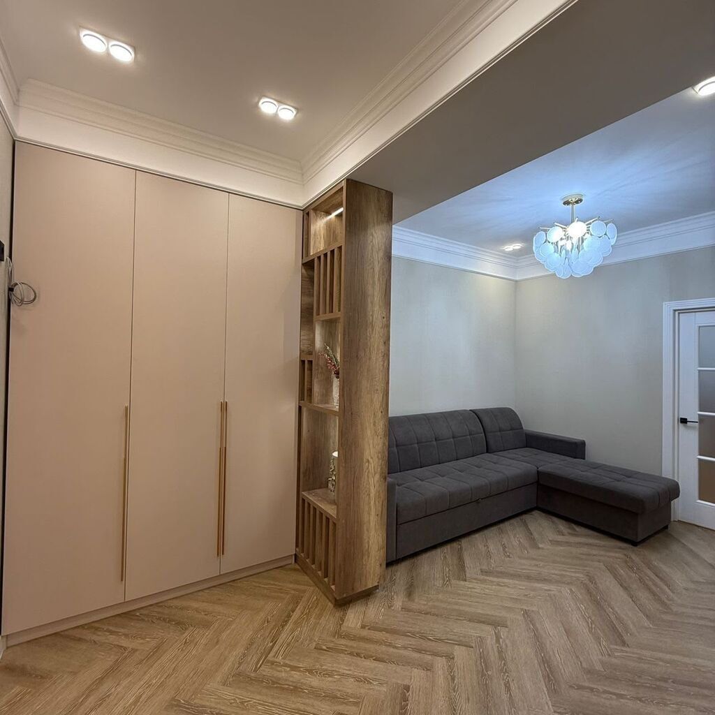 2 комнаты, 58 м², Асанбай мкр Элитка, 2 этаж, Дизайнерский ремонт: фото 6
