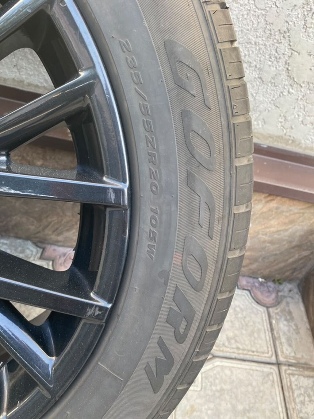 Колеса в сборе 235 / 55 / R 20, Лето, Б/у, Комплект, Легковые, Литые, отверстий - 5: фото 2