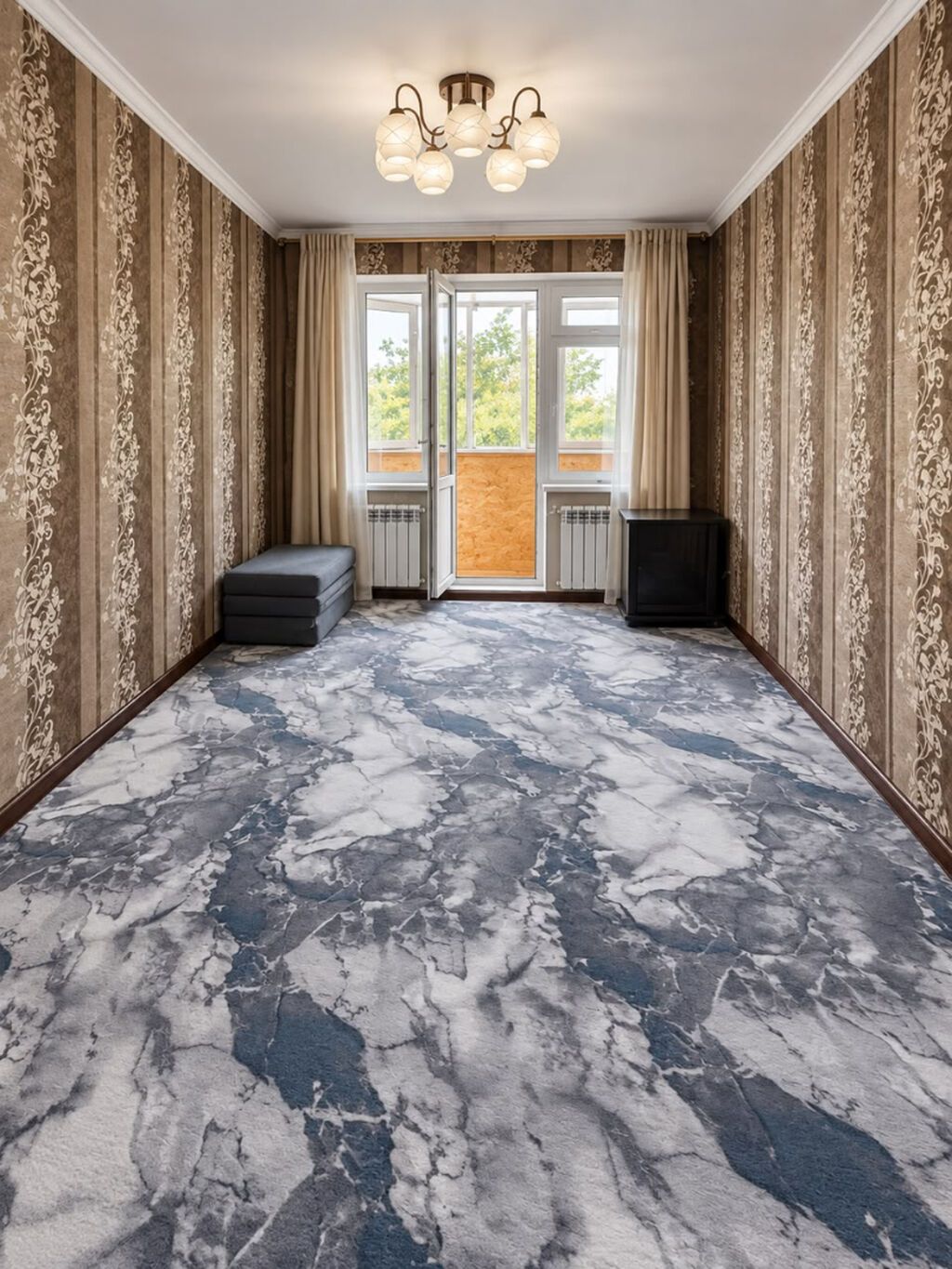 1 комната, 34 м², Ата-Тюрк парк 104 серия, 4 этаж, Евроремонт: фото 3