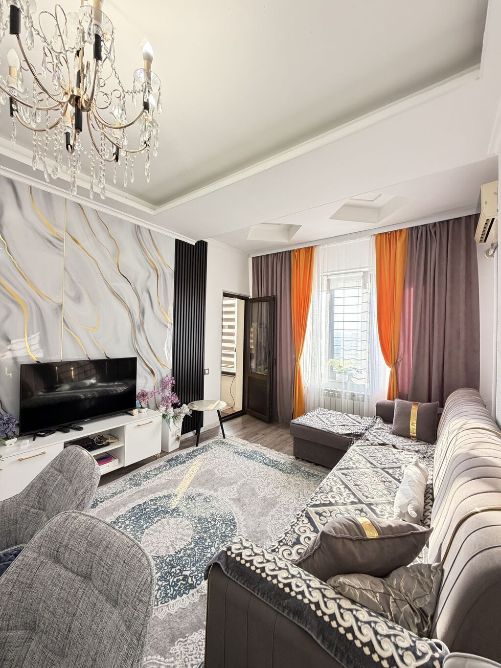2 комнаты, 57 м², Верхний Джал Элитка, 10 этаж, Свежий ремонт: фото 3