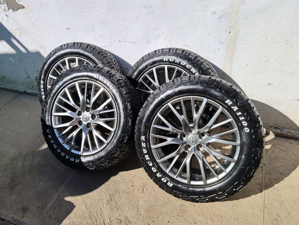Колеса в сборе 235 / 60 / R 18, Всесезонная, Б/у, Комплект, Внедорожные (АТ/МТ), Литые, отверстий - 5: фото 2