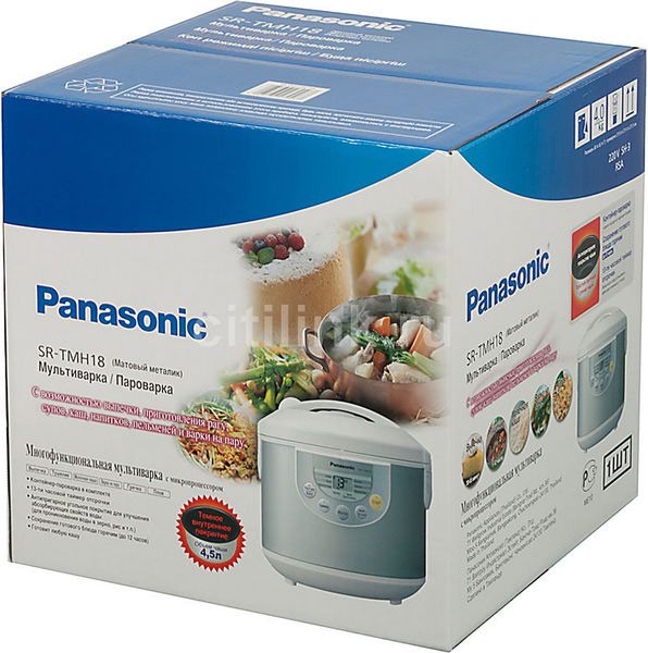 Мультиварка tmh18. Мультиварка Panasonic SR-tmh18ltw. Panasonic SR-tmh18ltw. Мультиварка Панасоник SR-tmh18 характеристики. Книга рецептов для мультиварки Panasonic SR TMH 18