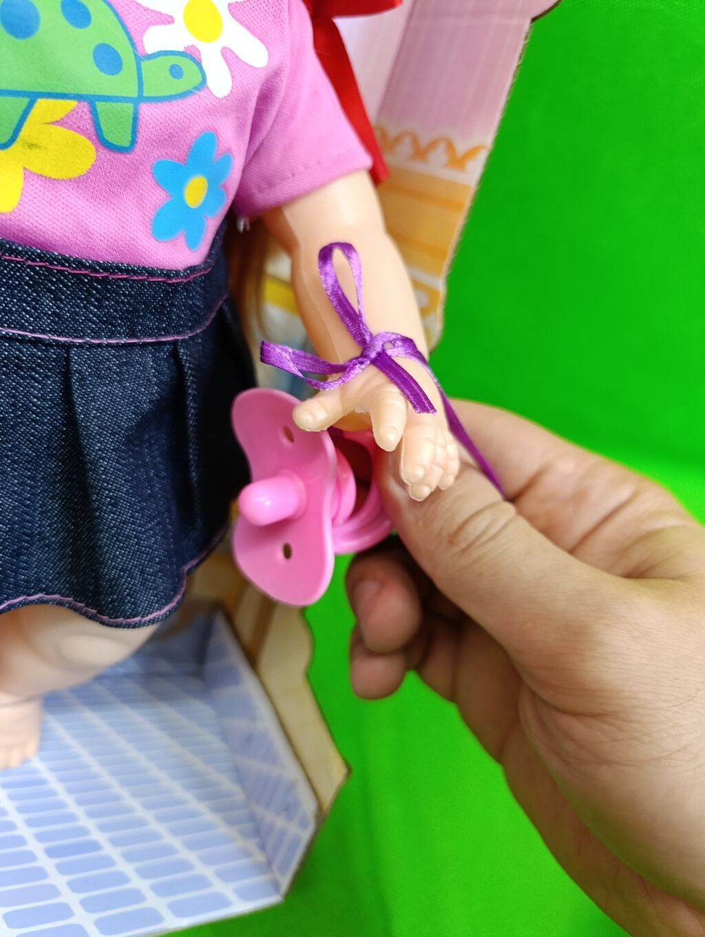 Кукла игрушка Комплектация товара: кукла, горшок, 3 памперса: фото 5