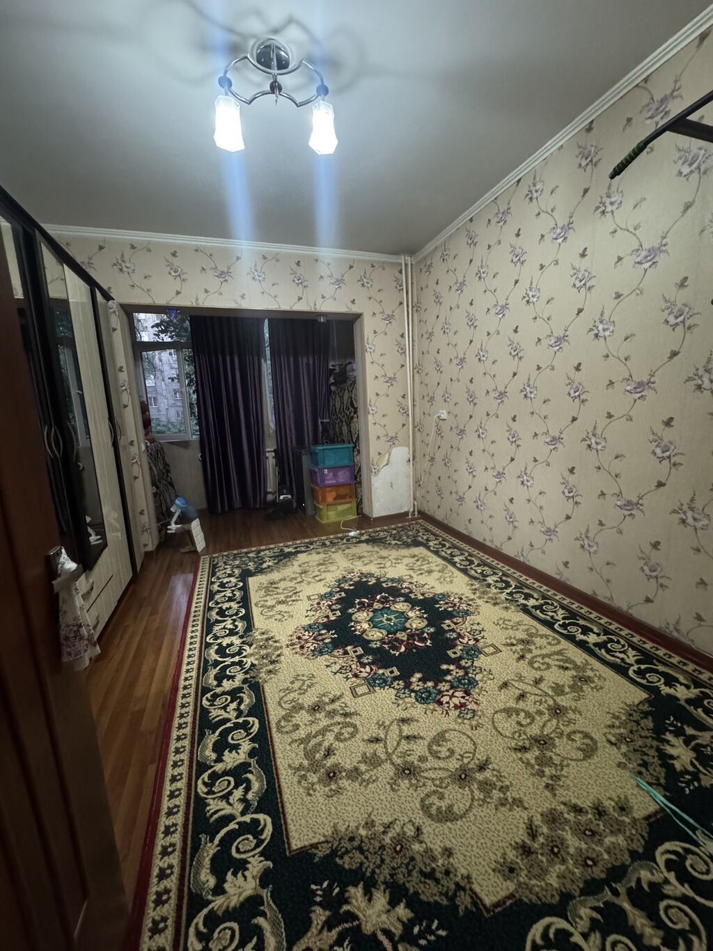 2 комнаты, 48 м², Аламедин-1 мкр 105 серия, 3 этаж, Евроремонт: фото 2