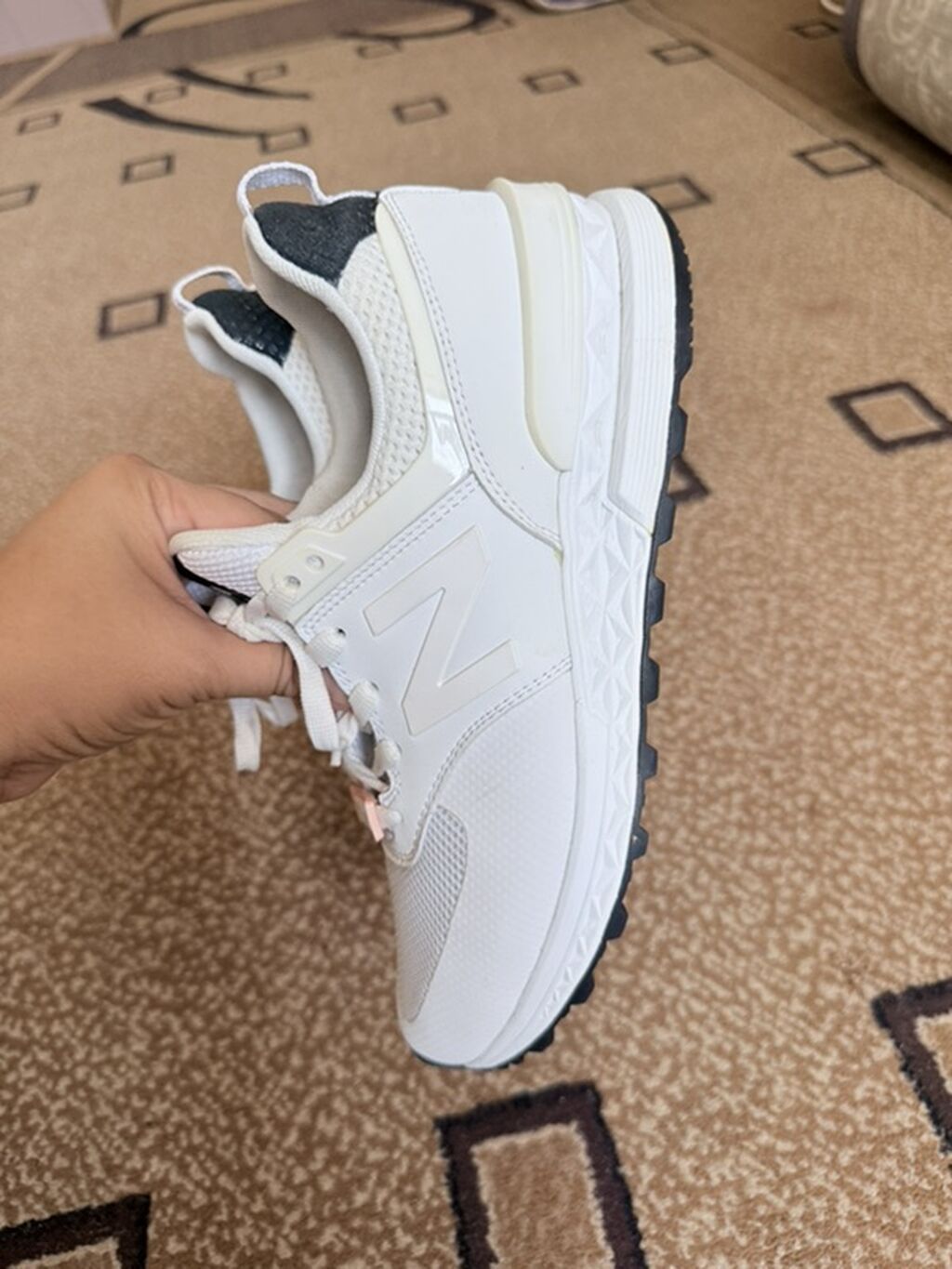 Кроссовки New Balance 574 Sport, белые - Модель: 574 оригинал: фото 3