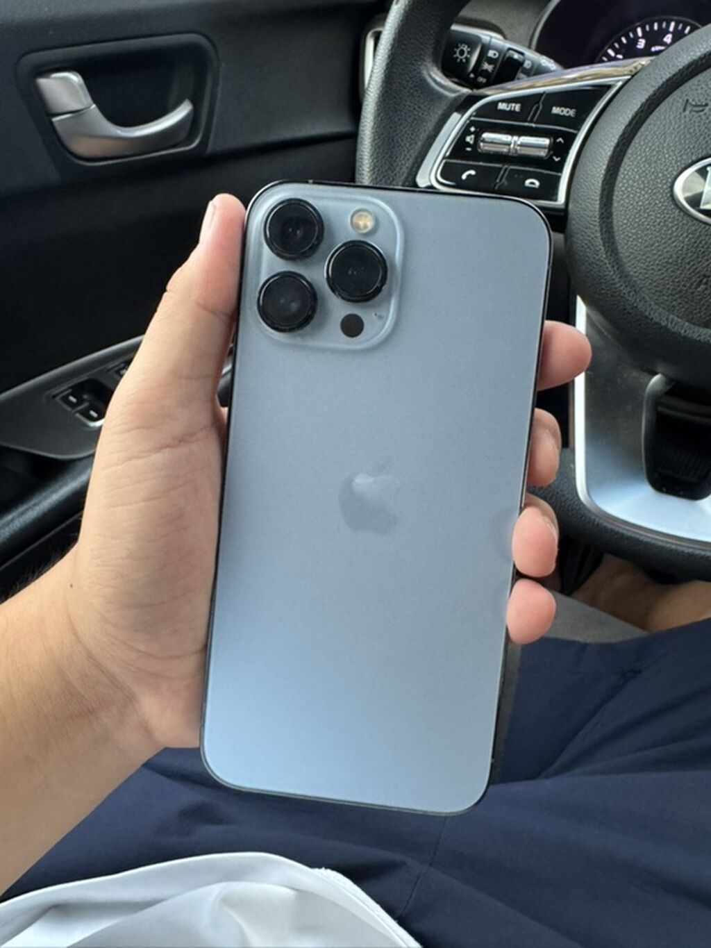 IPhone 13 Pro Max, Б/у, 128 ГБ, Sierra Blue, Коробка, 78 %: фото 3