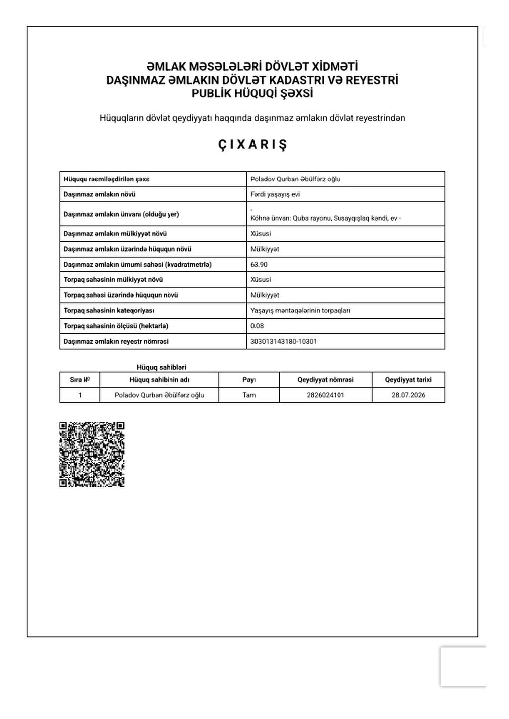 4 otaqlı, 87 kv. m, Kredit yoxdur, Təmirsiz