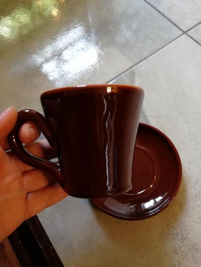 Кофейный сервиз. Можно использовать как чайный. в идеальном: фото 4