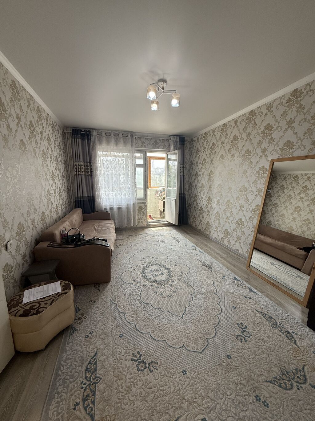 1 комната, 44 м², Кок-Жар мкр 106 серия, 5 этаж, Косметический ремонт: фото 2