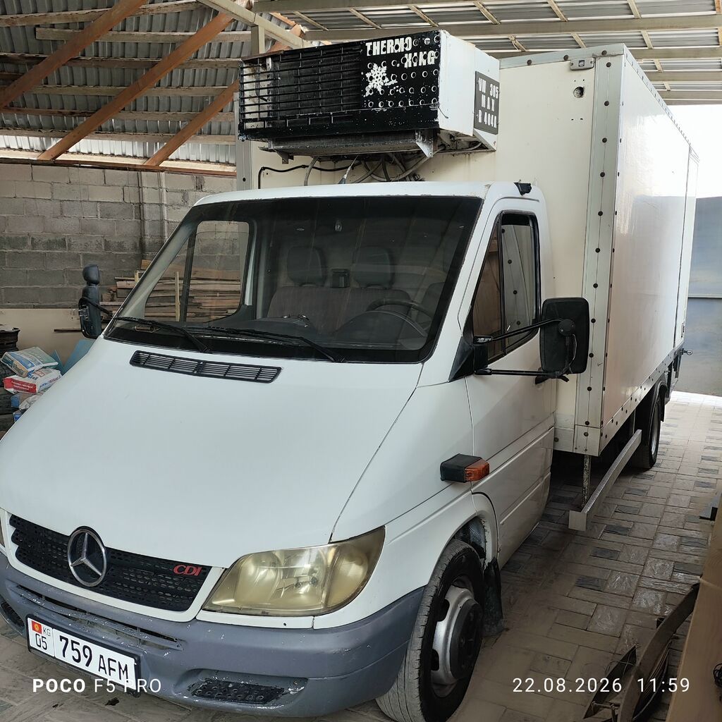 Mercedes-Benz Спринтер: 2003 г., 2.7 л, Механика, Дизель, Фургон: фото 8