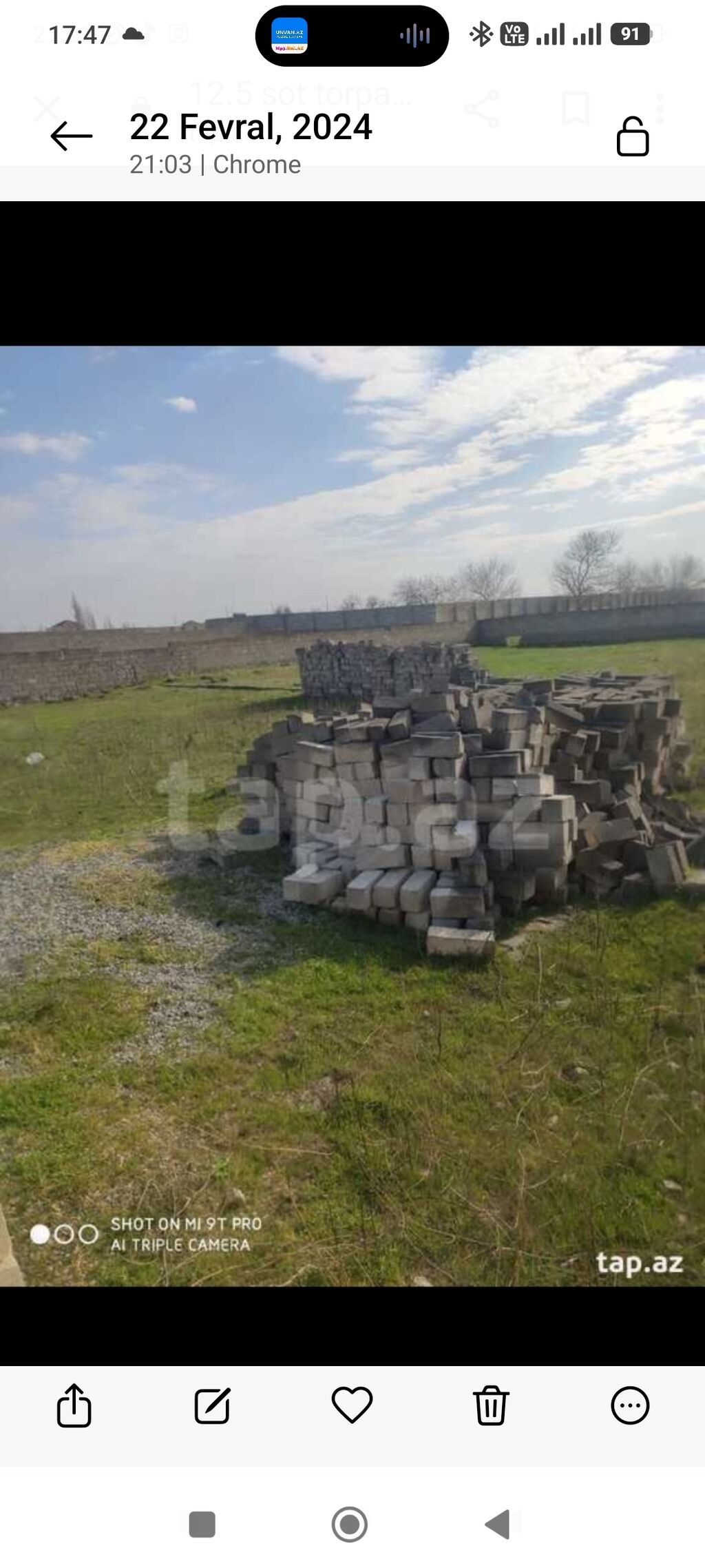 125 sot, Tikinti, Maklerlər narahat etməsin, Bələdiyyə