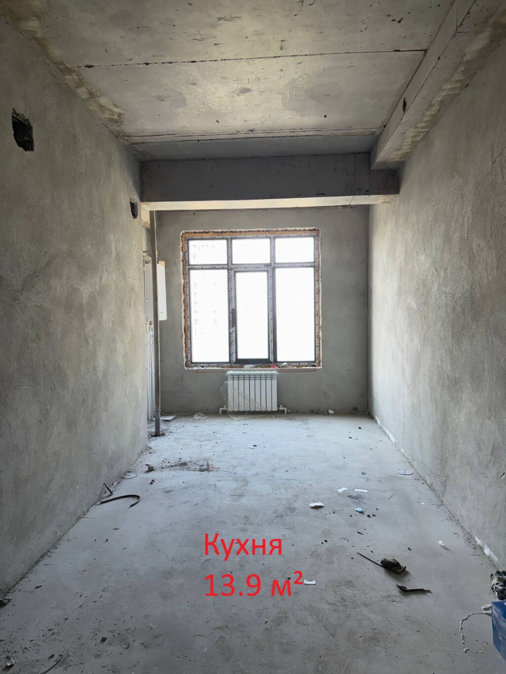 3 комнаты, 119 м², БГУ Элитка, 4 этаж, ПСО (под самоотделку): фото 6