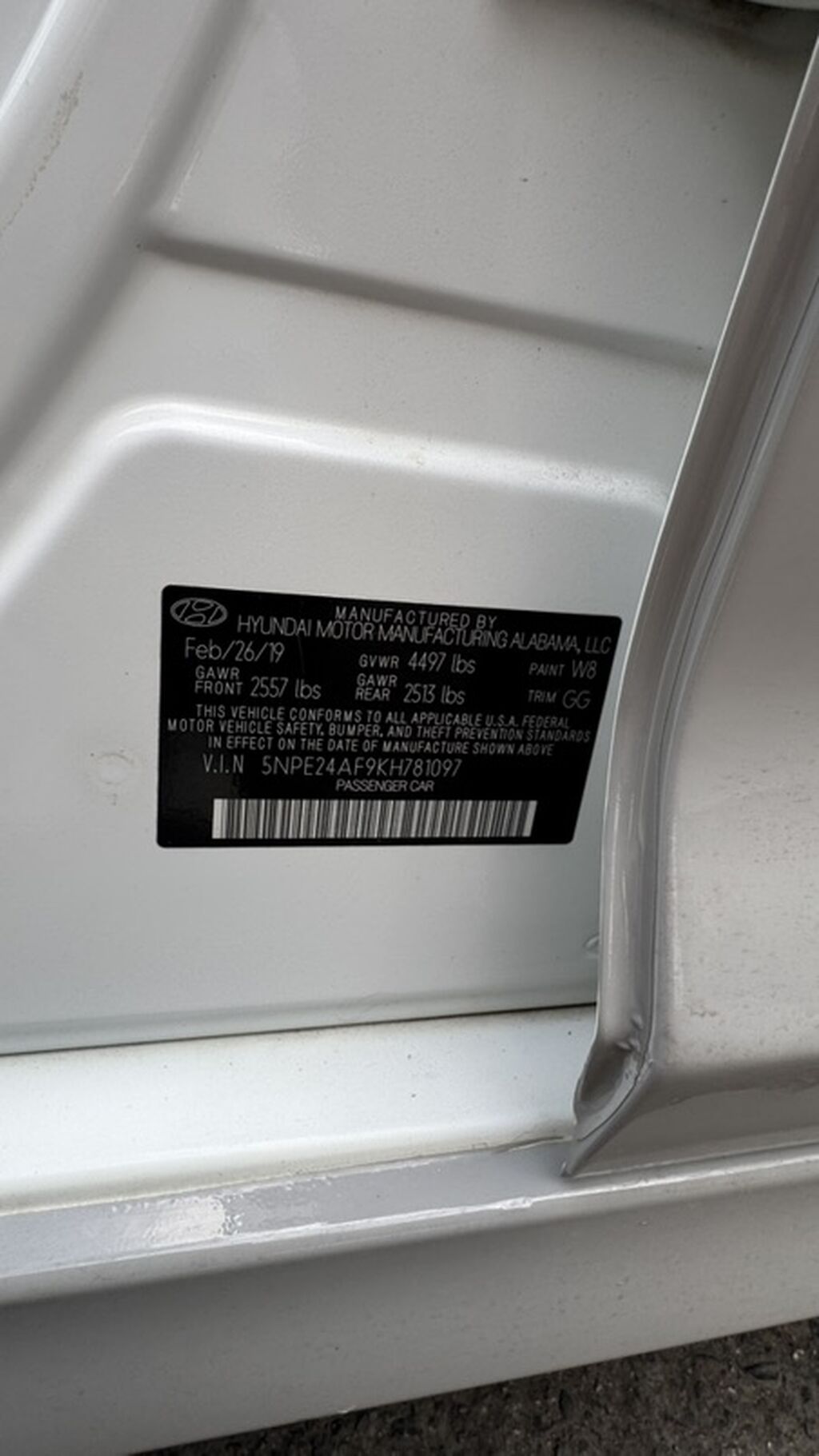 Hyundai Sonata: 2019 г., 2.4 л, Автомат, Бензин, Седан: фото 4