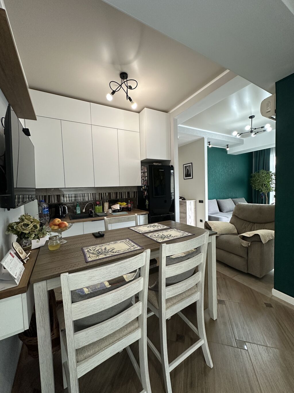2 комнаты, 60 м², Кок-Жар ж/м Элитка, 3 этаж, Дизайнерский ремонт: фото 3