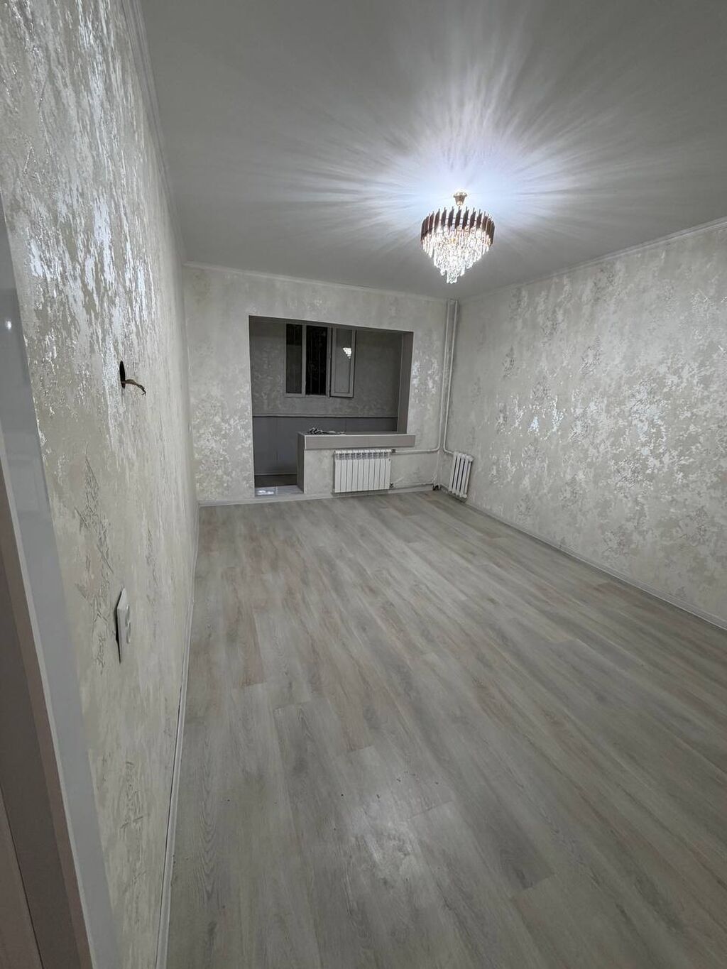 1 комната, 35 м², Аламедин-1 мкр 105 серия, 1 этаж, Свежий ремонт: фото 1