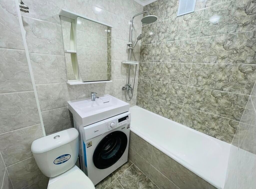 3 комнаты, 64 м², 7 мкр 104 серия, 4 этаж, Дизайнерский ремонт: фото 5