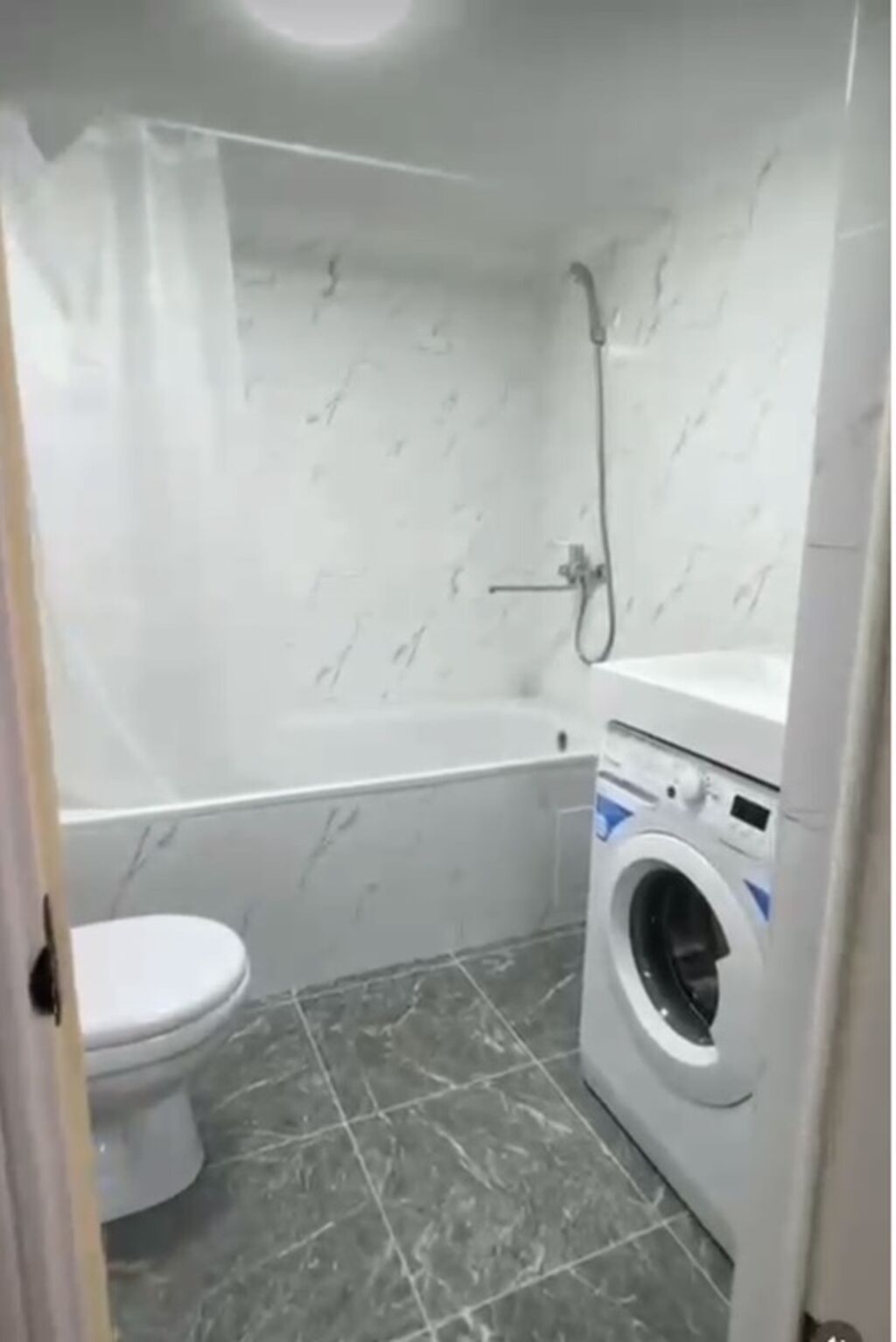 Студия, 28 м², Аламедин-1 мкр Элитка, 8 этаж, Евроремонт: фото 7