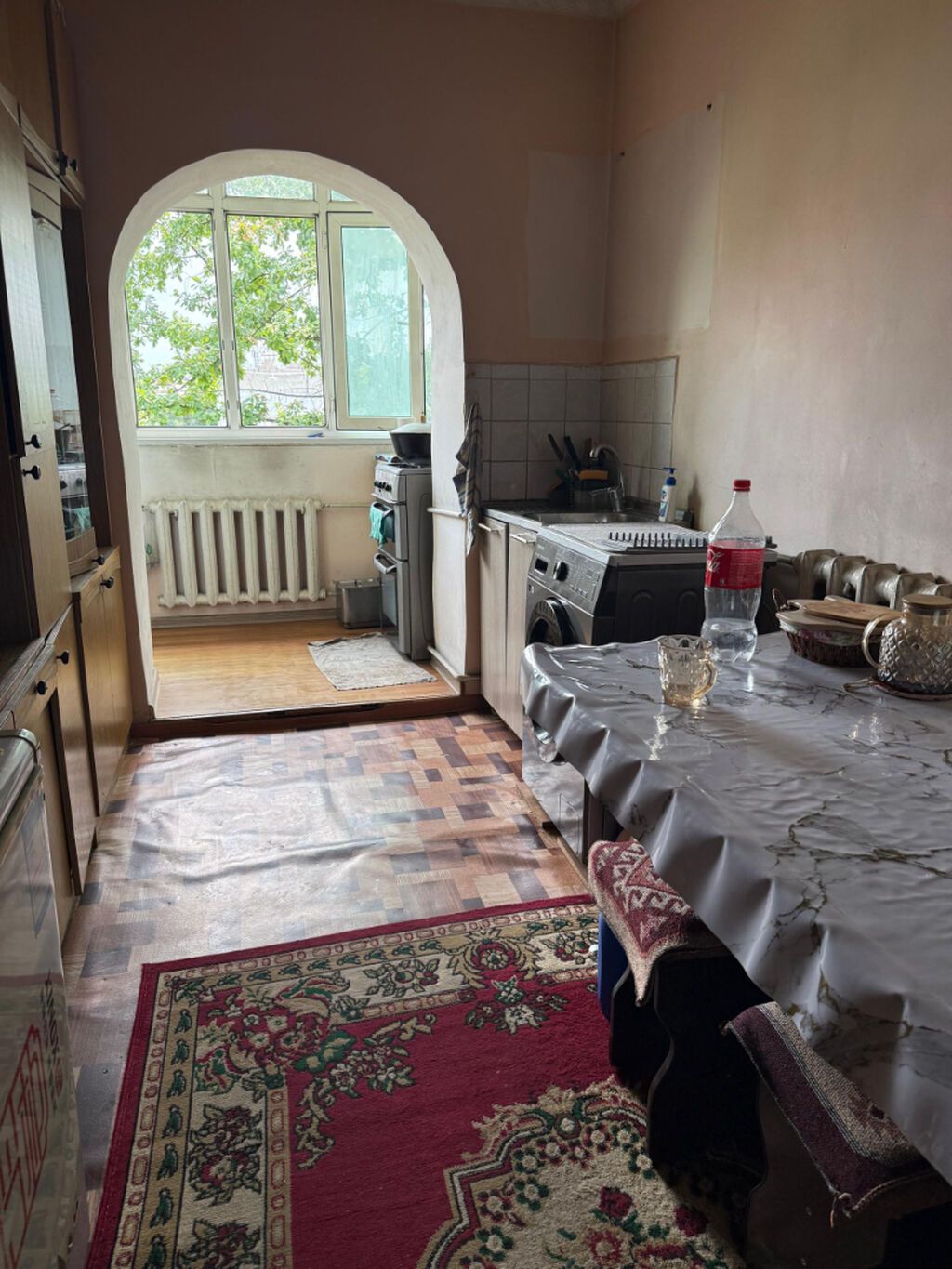 3 комнаты, 58 м², Аламедин-1 мкр 104 серия, 5 этаж, Косметический ремонт: фото 4