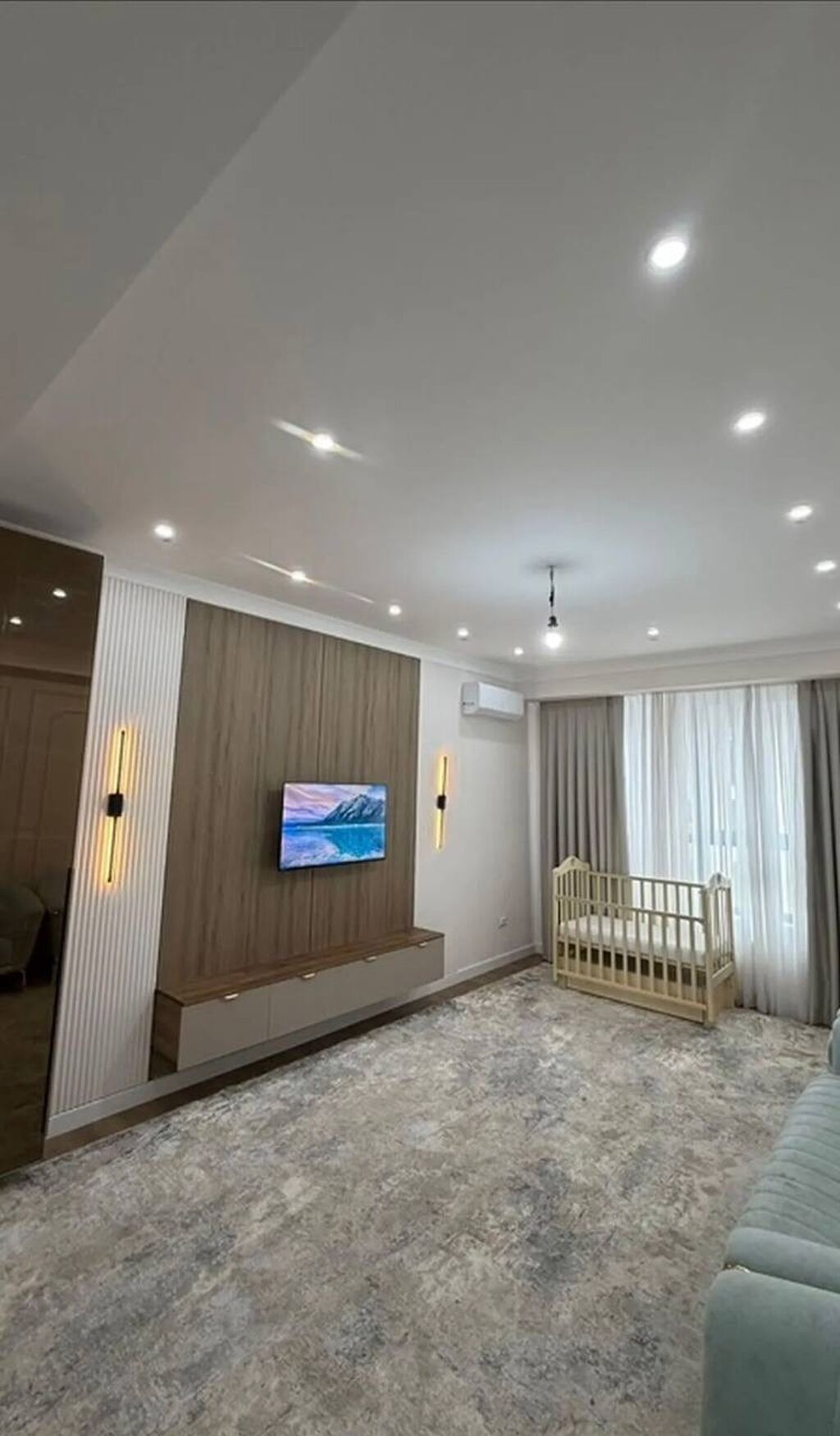 3 комнаты, 105 м², Асанбай мкр Элитка, 11 этаж, Дизайнерский ремонт: фото 6