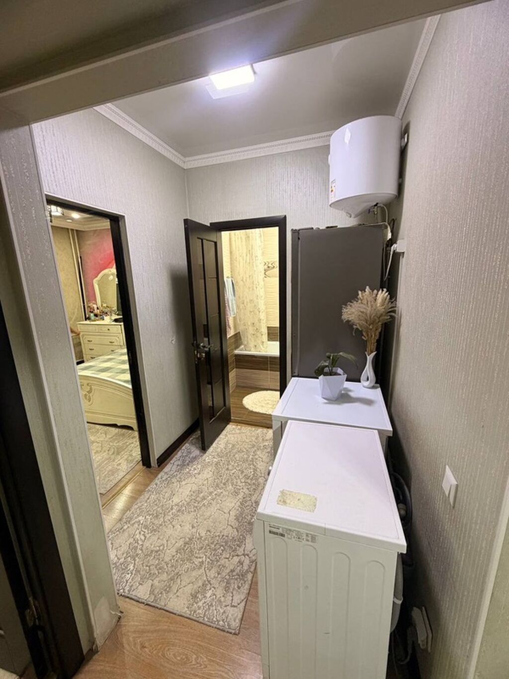 3 комнаты, 60 м², Кудайберген авторынок 105 серия, 1 этаж, Дизайнерский ремонт: фото 6