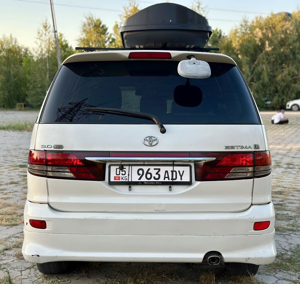 Toyota Estima: 2003 г., 3 л, Автомат, Газ, Минивэн: фото 8