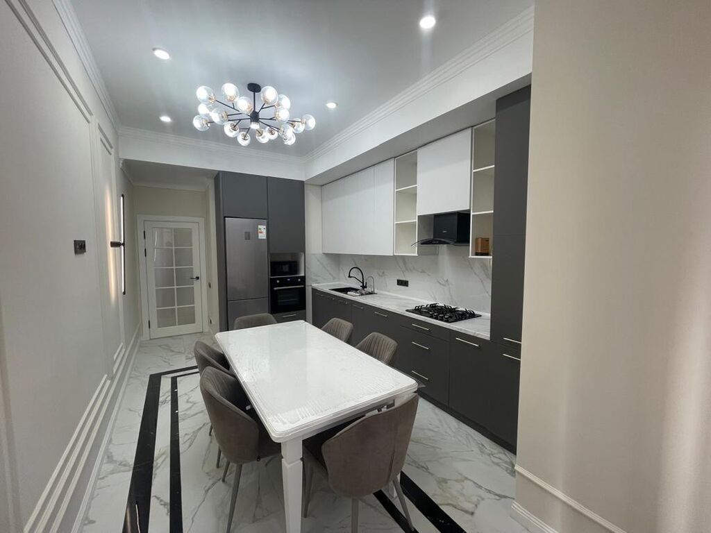 3 комнаты, 104 м², Асанбай мкр Элитка, 5 этаж, Евроремонт: фото 8