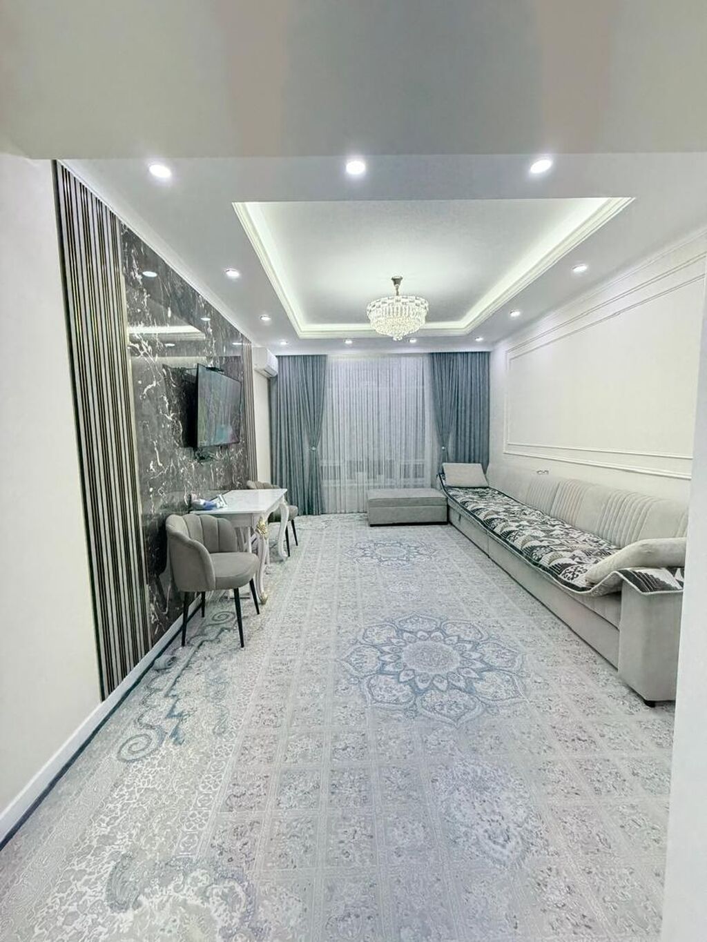 3 комнаты, 100 м², Джал-15 Элитка, 5 этаж, Свежий ремонт: фото 2
