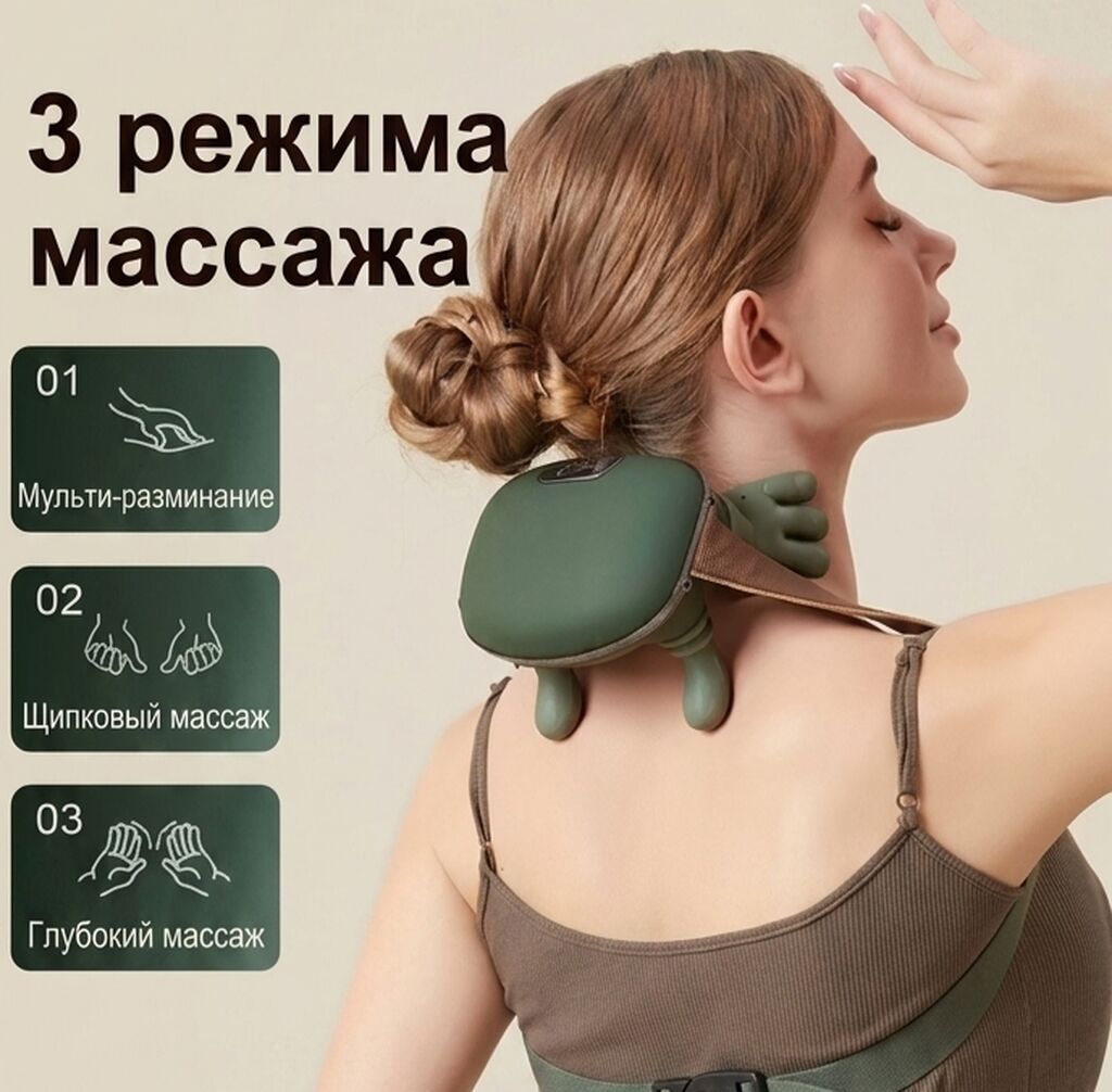 Массажер Ручной массажер, Для шеи, Новый: фото 2