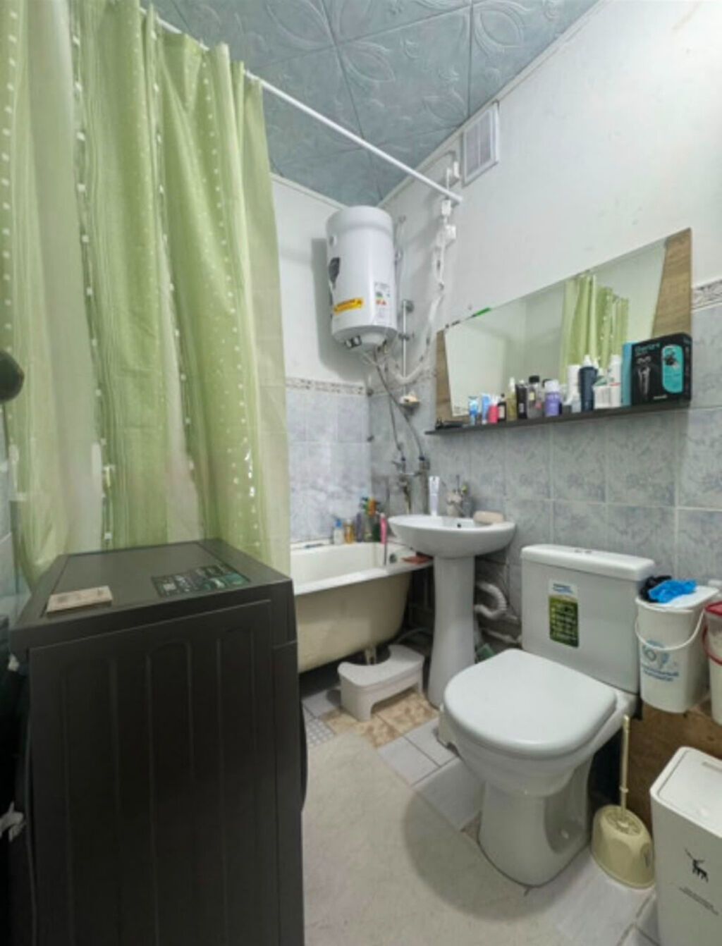 1 комната, 35 м², 105 серия, Аламедин-1 мкр 105 серия, 7 этаж, Косметический ремонт: фото 7