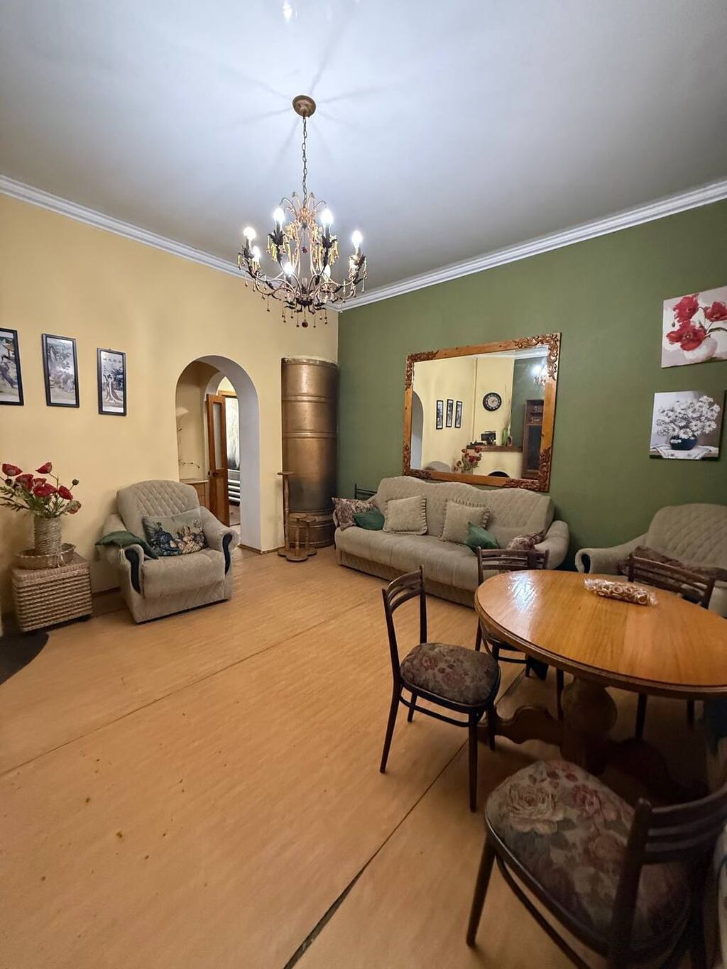3 комнаты, 55 м², Пишпек 1 этаж, Косметический ремонт: фото 5